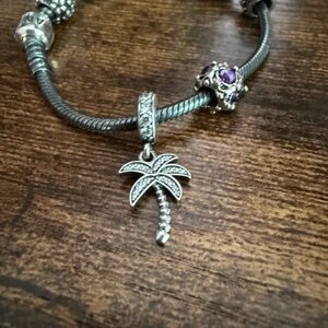 Pandora Silver Palm Tree Charm